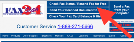 Fax24 Check Fax Status/Resend Fax for Free